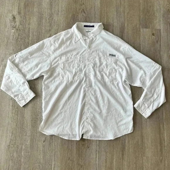 Columbia Other - Mens Columbia Tamiami White Long Sleeve Shirt - XL